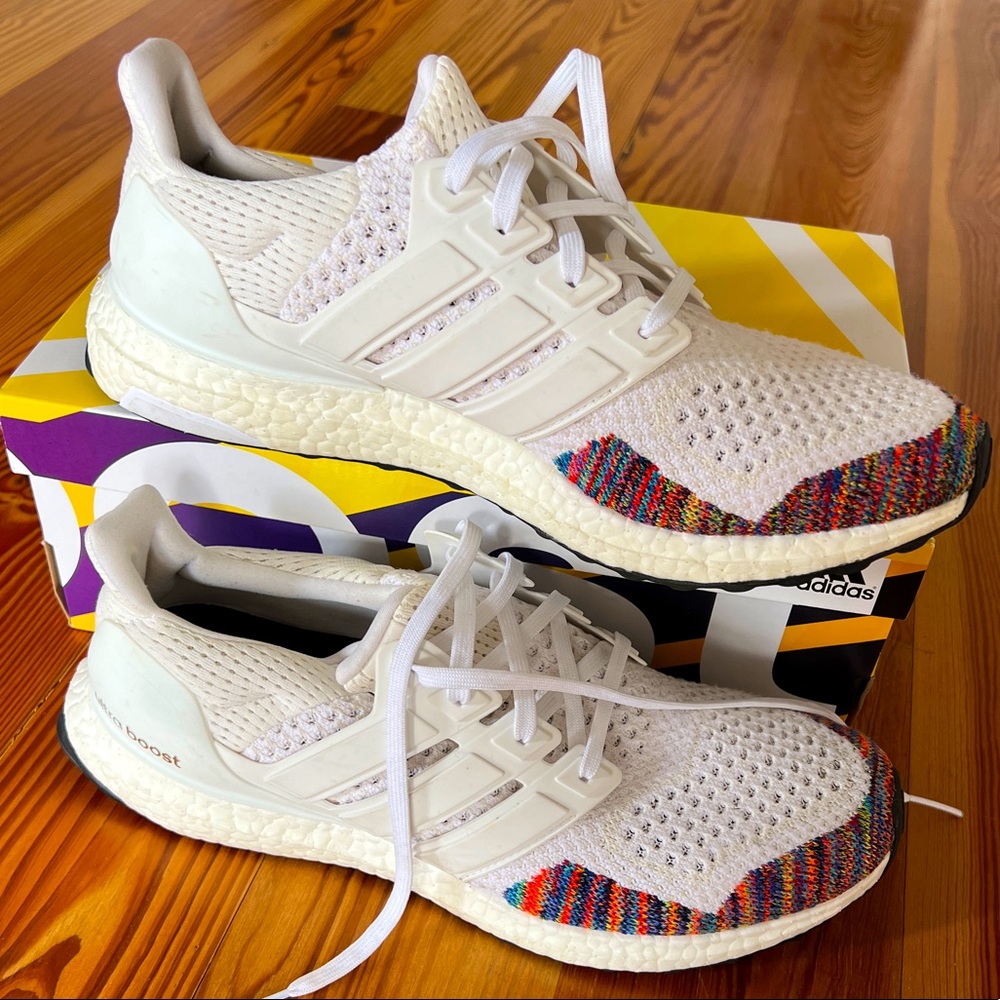 Adidas UltraBOOST LTD - White/Multi Size 10.5 Mens